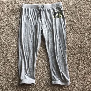 Iowa Hawkeye cropped sweats